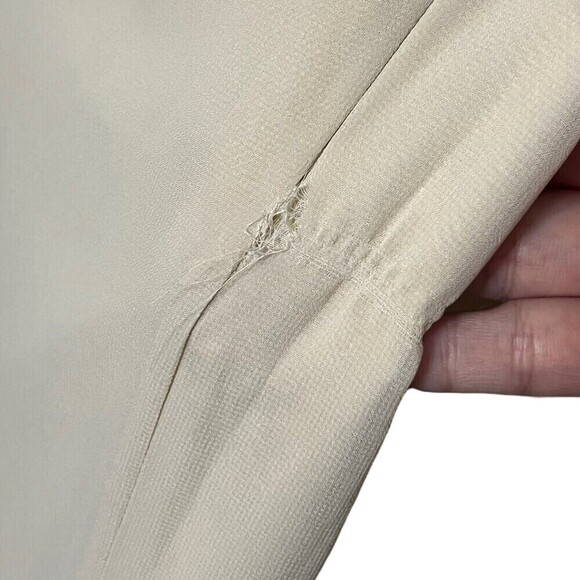 Marchesa Notte Cosenza One Shoulder Chiffon Gown Dress Women’s Size 10 Flawed - Picture 13 of 14